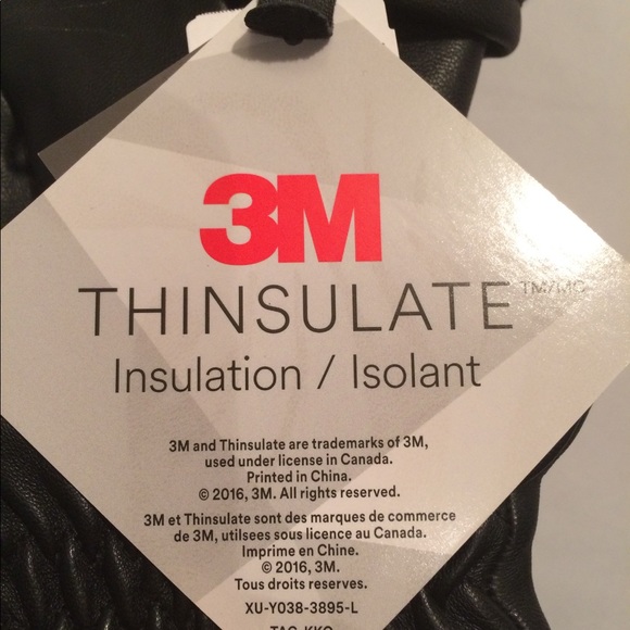 🧤Jos A Bank Black Sheepskin Gloves - Picture 3 of 4